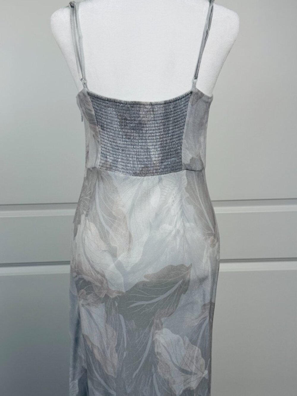 ARITZIA Wilfred Bellow Midi Sleeveless Dress, Gray Floral, Women's Size 10 - Picture 4 of 10